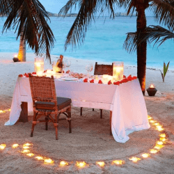 Image showing the Romantic Dinner on the Beach product.