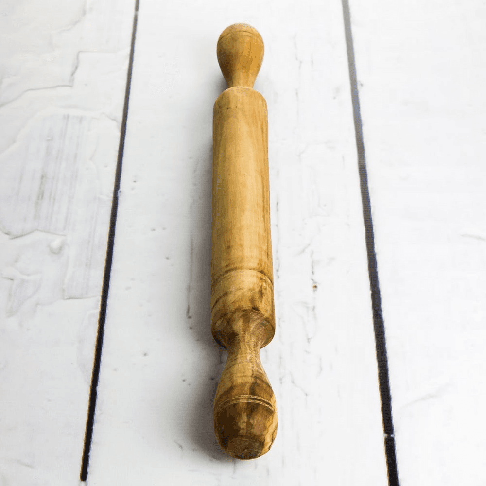 Traditional Traditional Olive Wood Rolling Pin - 37cm