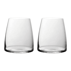 Image showing the MetroChic Set of 2 Water Glasses, 300ml, Clear product.