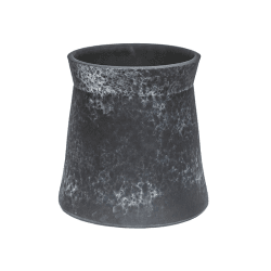 Image showing the Kew Eclectic Orangery Handthrown Palm Planter, D23cm, Basalt product.