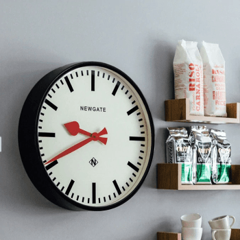 Image showing the Putney Wall clock, Dia45cm, Black Metal product.