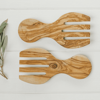 Image showing the Olive Wood Salad Hands product.