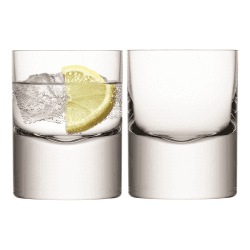 Image showing the Boris Set of 2 Tumblers, 260ml, Clear product.