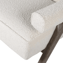 Image showing the Boucle Accent Chair, Ivory product.