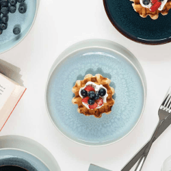 Image showing the Crafted Blueberry Salad Plate, D21cm, Blue product.