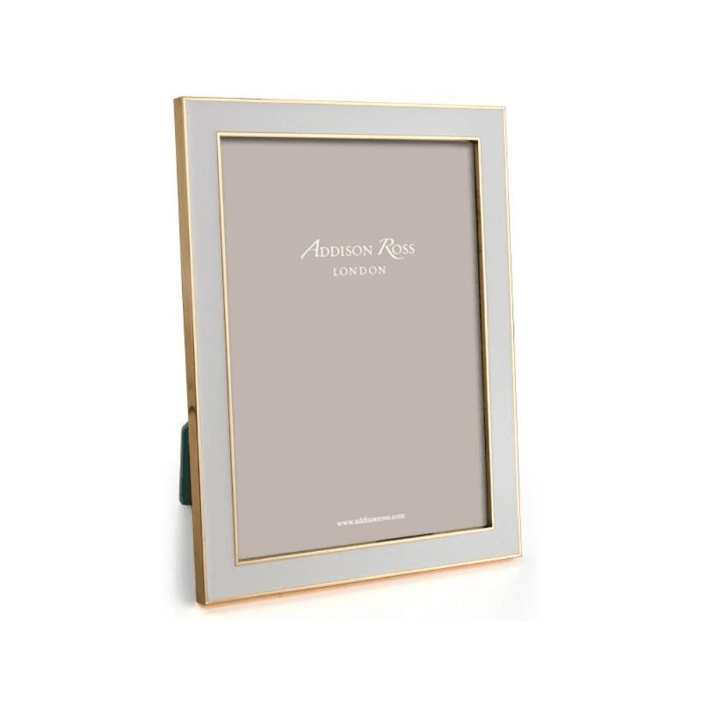 Enamel Range Photograph frame, 5 x 7" with 15mm border, Chiffon With Gold Plate