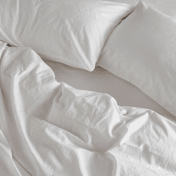 Image showing the Relaxed Cotton Pair of Standard Pillowcases, Snow product.