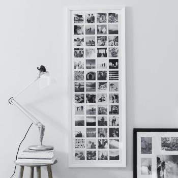 Image showing the Year in Memories Photograph frame - 52 aperture, H133.5 x W48cm, White product.