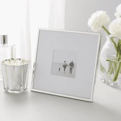 Image showing the Fine Silver Photograph frame, 3 x 3" product.