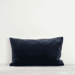 Image showing the Misi Velvet Cushion, 30 x 50cm, Indigo product.