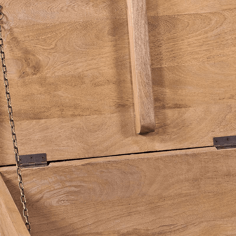 Vidur Mango Wood Chest, Natural