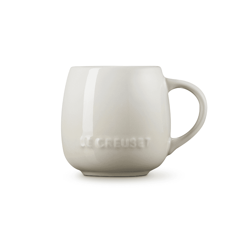 Stoneware Coupe Mug, 320ml, Meringue