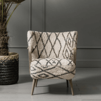 Image showing the Mina Printed Armchair product.