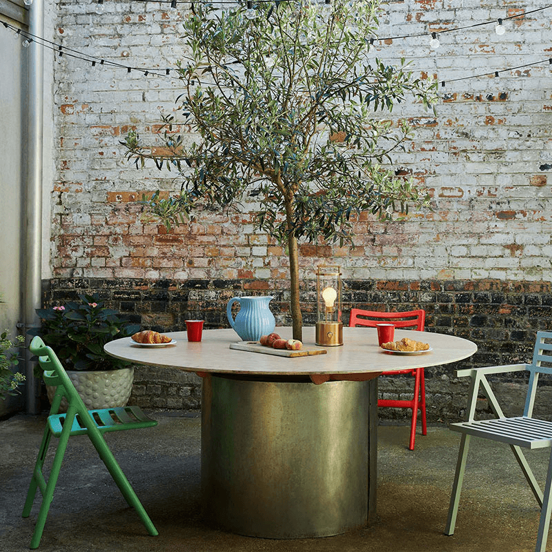 The Muse Portable Lamp, Solid Brass