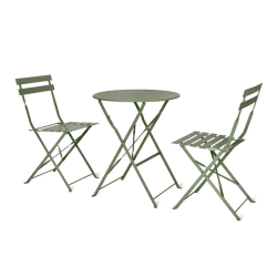 Image showing the Rive Droite 3 Peice Bistro Set, Thistle Green product.