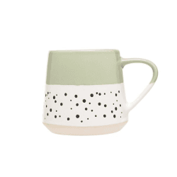 Image showing the Dotted Mug, 350ml, Sage product.