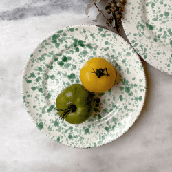 Image showing the Splatter Side Plate, D21cm, Pistachio product.