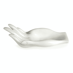 Image showing the Muse Eve fruit bowl, W45.72 x D21.59 x H8.89cm, White product.