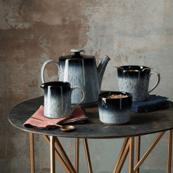 Image showing the Halo Straight Sided Teapot, 1.1L, Grey product.