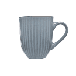 Image showing the Ribbed Mug, 400ml, Blue product.