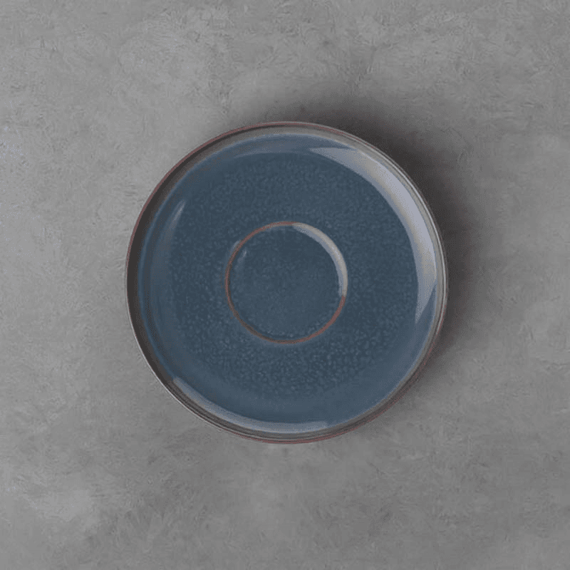 Crafted Denim Coffee Saucer, D14.9cm, Blue