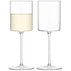 Image showing the Otis White Wine Glasses Set of 2, 240ml, Clear product.