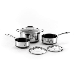 Image showing the Hybrid 6 Piece Pot Set, Steel product.