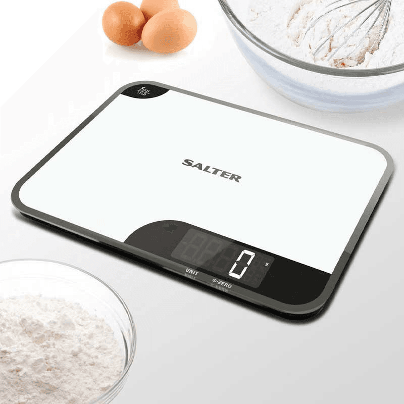Mini Max Digital Kitchen Scale, 5kg, white