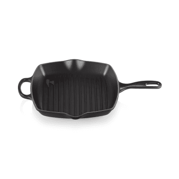 Image showing the Signature Cast Iron Square grillit, 26cm, Satin Black product.