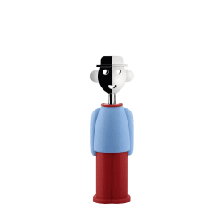 Image showing the Alessandro Corkscrew, H21cm, Blue and Red product.