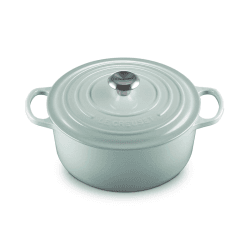 Image showing the Cast Iron Round Casserole, 26cm, Sea Salt product.