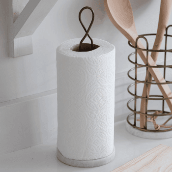 Image showing the Brompton Kitchen Roll Holder, Marble product.
