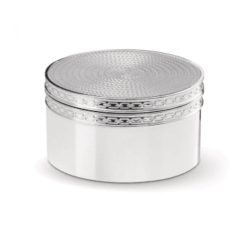 Image showing the Vera Wang - With Love Nouveau Treasure box, 4.3 x 8 x 8cm, Silver product.
