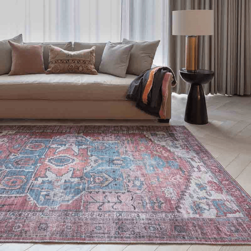 Kaya Traditional Classic Shiva Rug, 120 x 170cm, Red, Blue, Multi