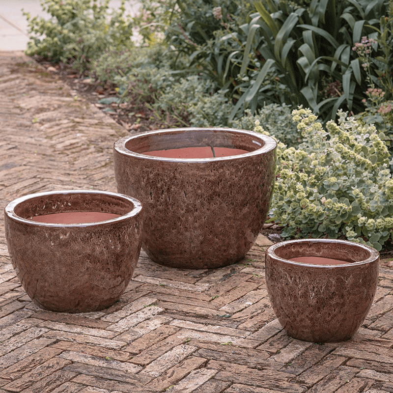 Dunai Planter, H31cm, Terracotta