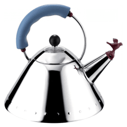 Image showing the Michael Graves Kettle, Blue Handle And Red Whistle product.