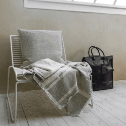 Image showing the Lyme Grass Throw, H180cm x W130cm, Green product.