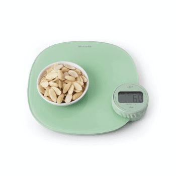 Image showing the Tasty+ WindUp Digital Kitchen Scales, Jade Green product.