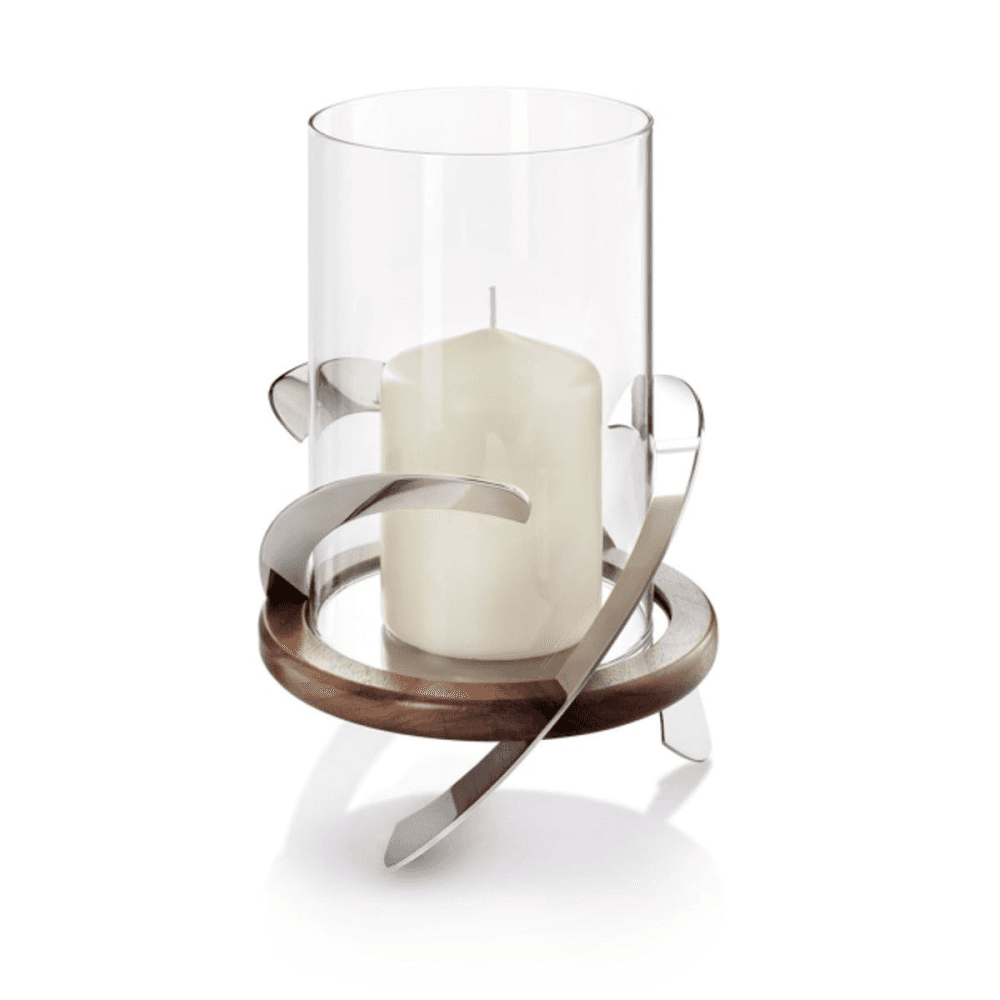 Helix Hurricane Lamp, Stainless Steel