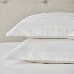 Image showing the Emmerson Superking Oxford Pillowcase, White product.