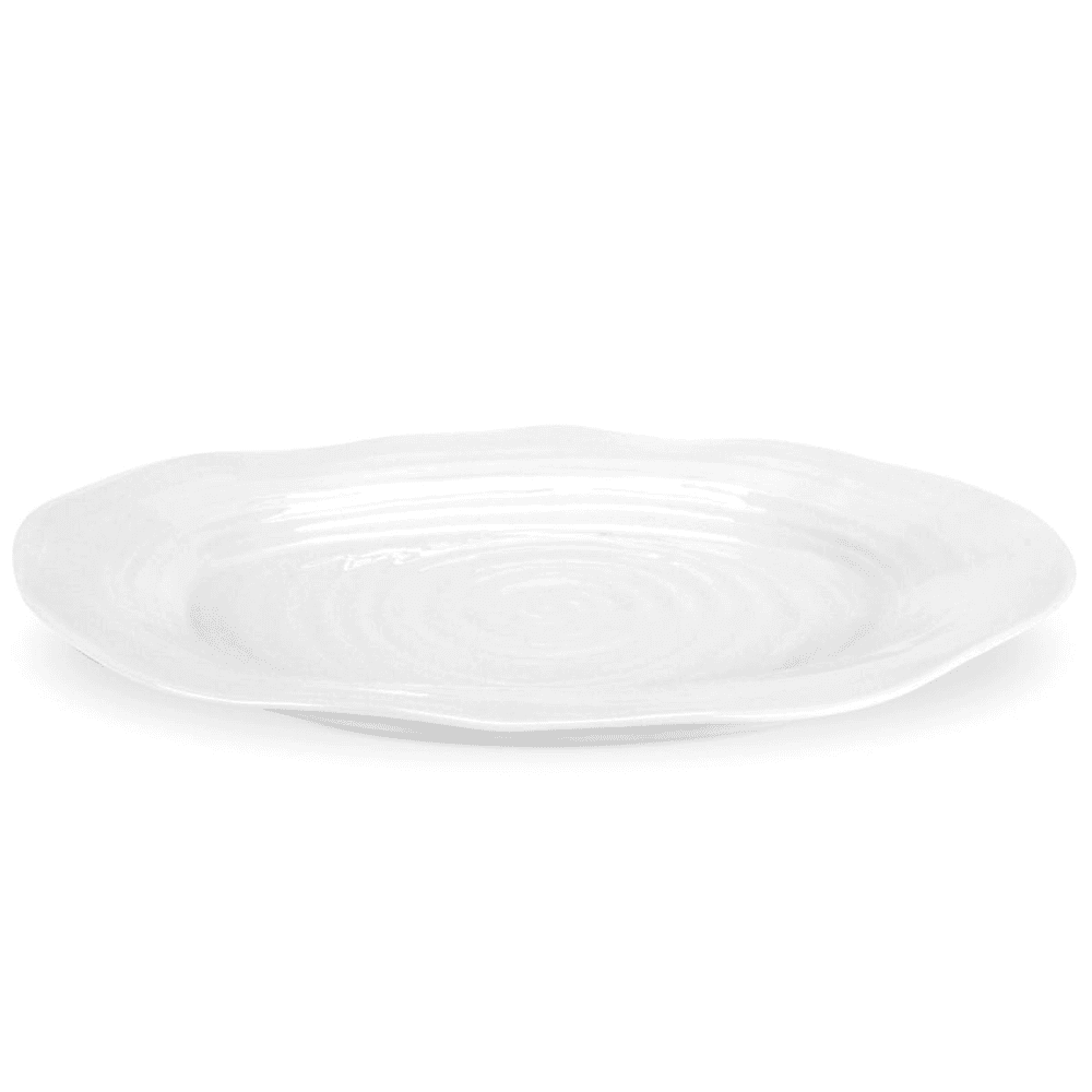 Ceramics Oval plate, 43 x 34cm, White