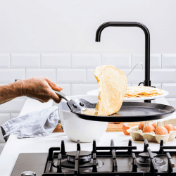Image showing the Copenhagen Non-Stick  Pancake Pan, 28, Black product.