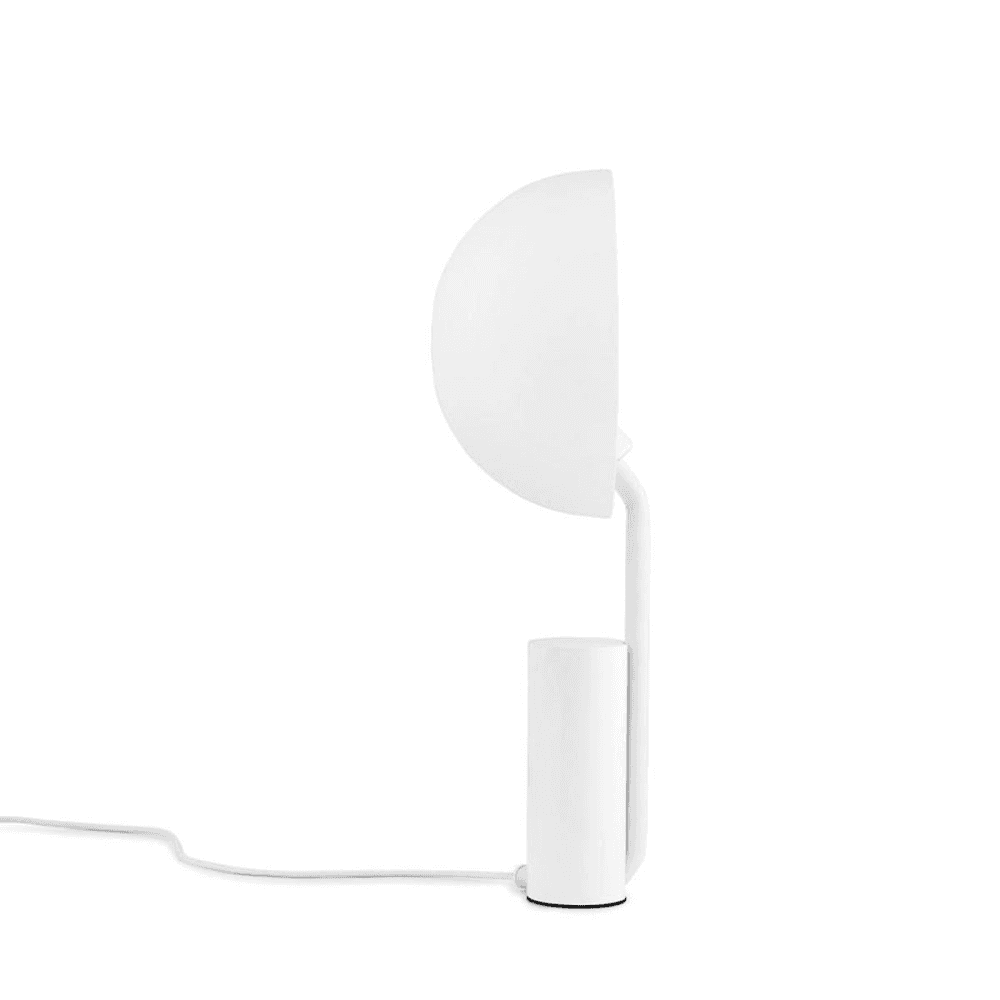 Cap Table Lamp D28 x H50cm White, White