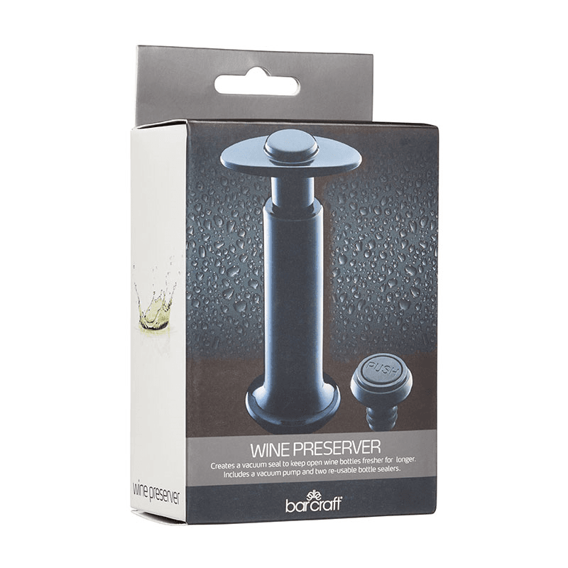 Wine saver and stopper set