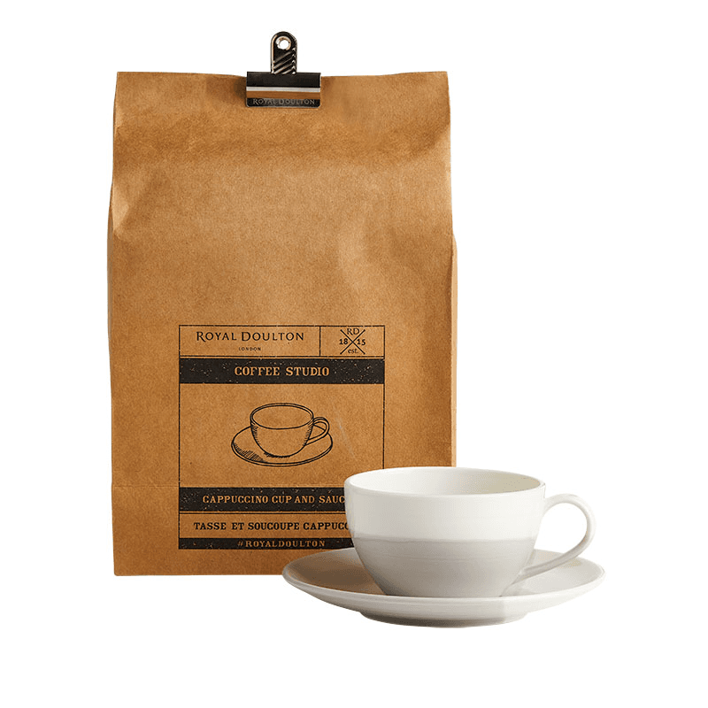 Coffee Studio Cappuccino cup and saucer, 27.5cl, Grey