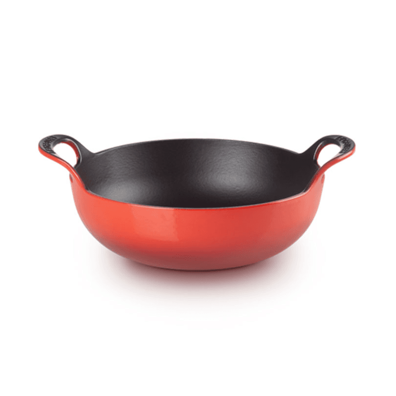 Signature Cast Iron Balti dish, 24cm, Cerise
