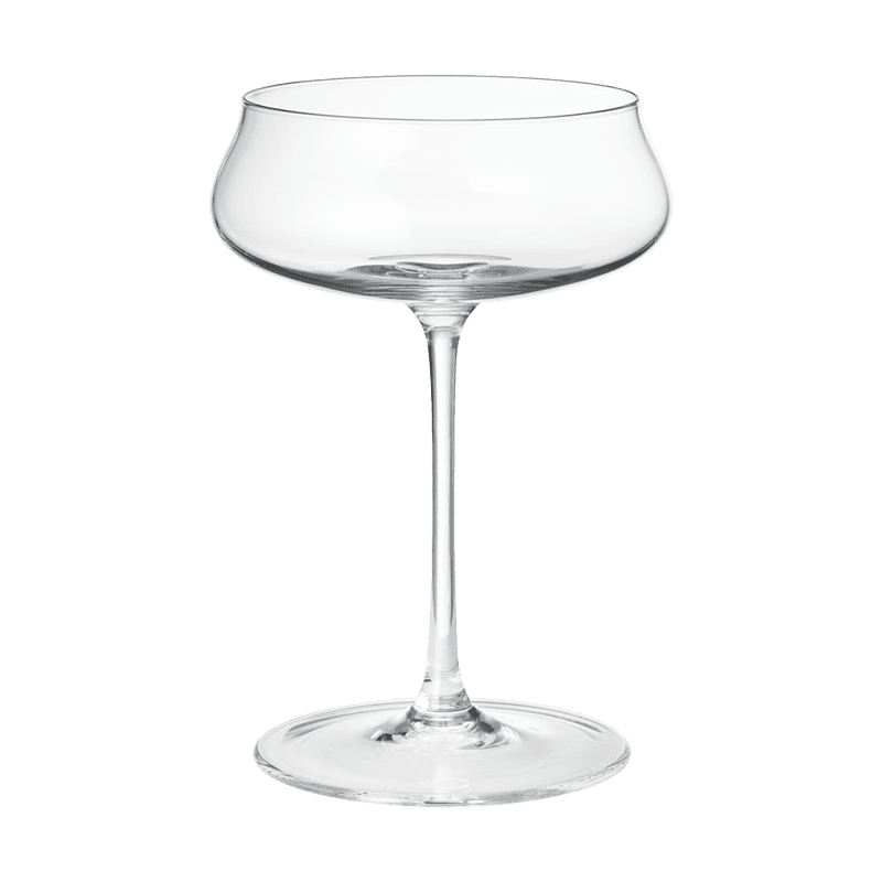 Sky Set of 2 Cocktail Coupe Glasses, 250ml, Clear