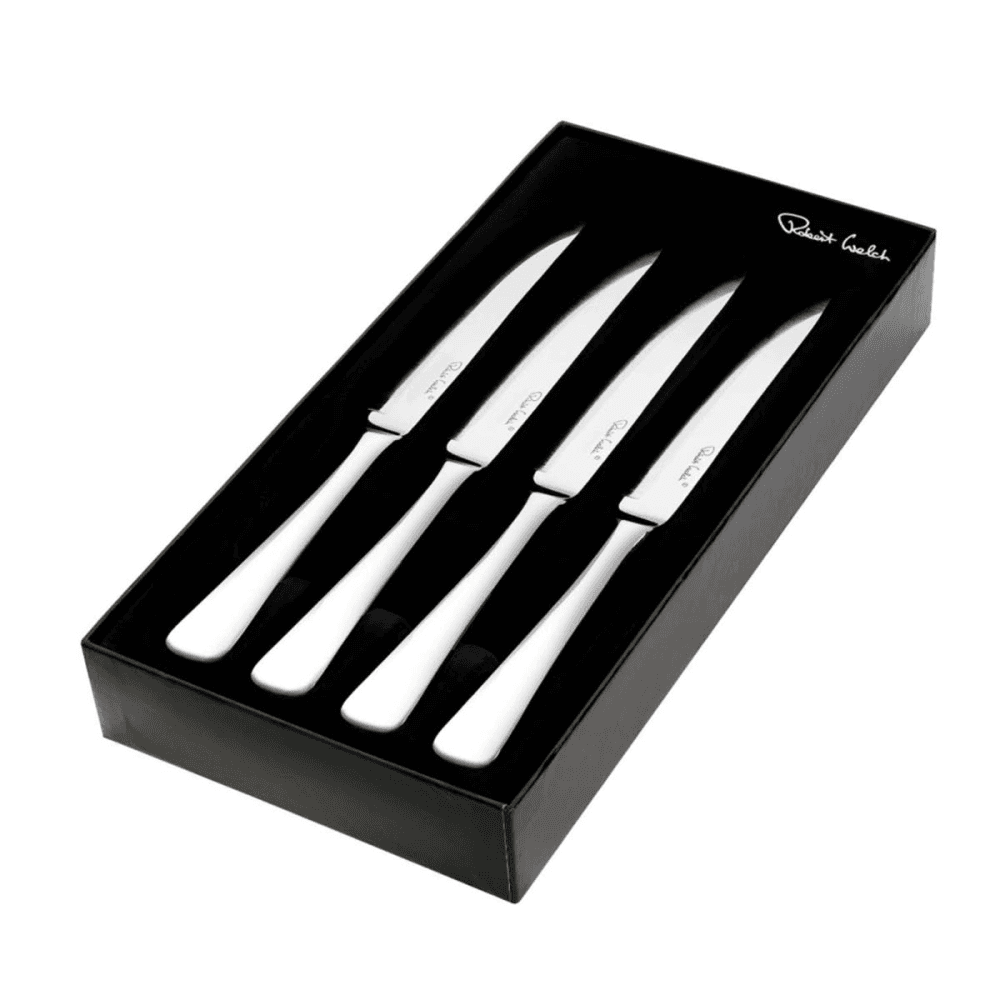 Malvern Bright Set of 4 steak knives, Stainless Steel