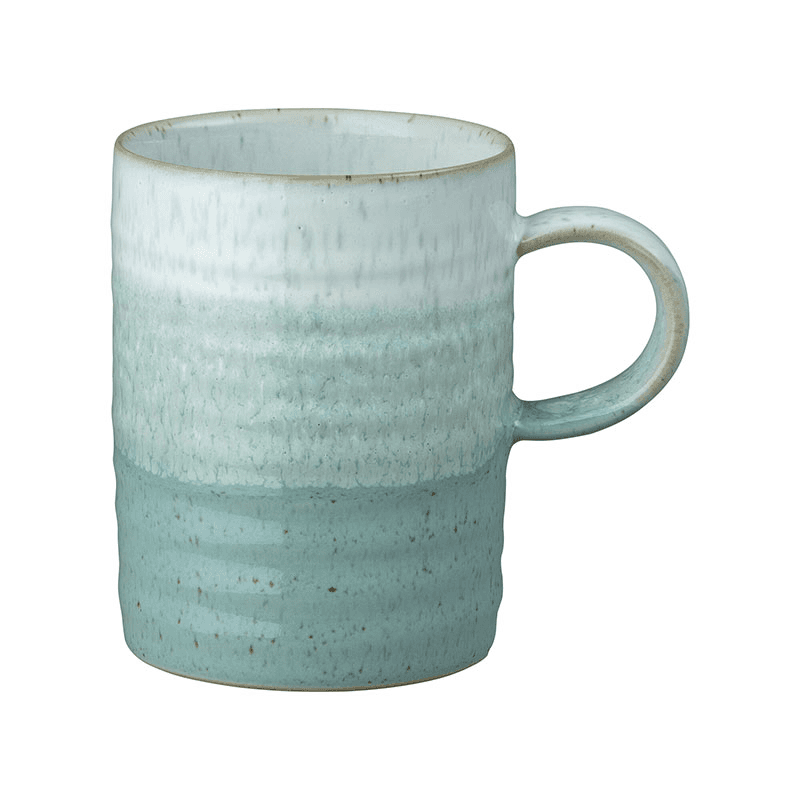 Kiln Green Ridged Mug, 410ml