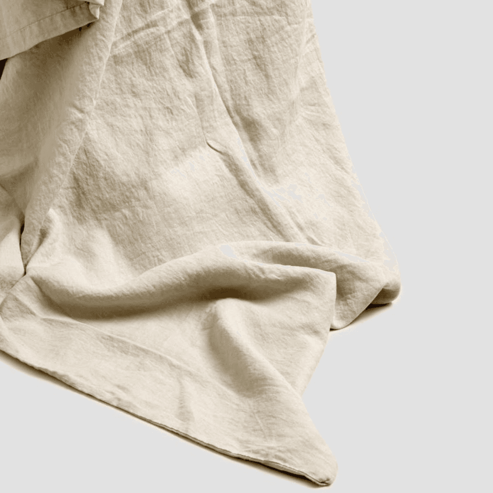 Linen Duvet Cover, King, Oatmeal
